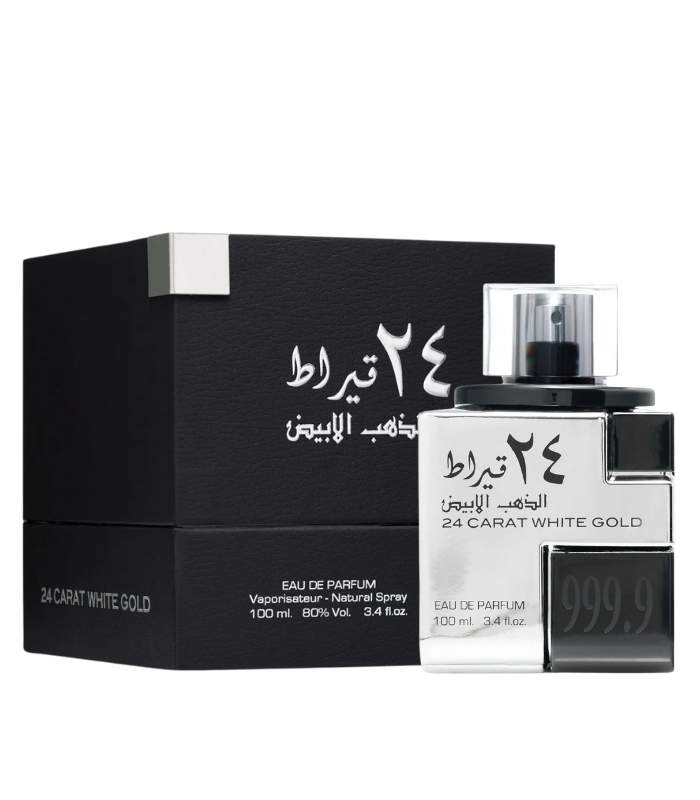 Lattafa 24 Carat White Gold