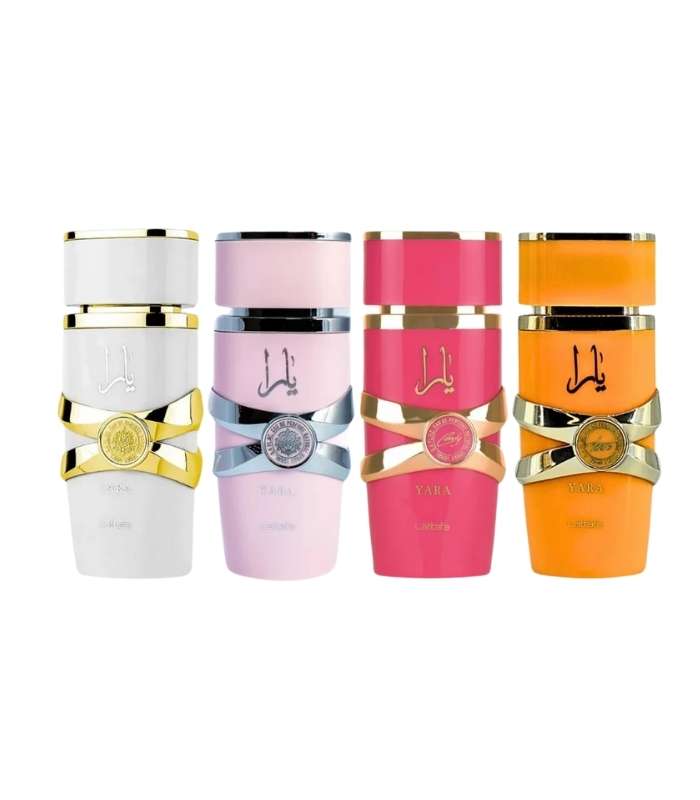 Lattafa Yara Collection 4pc set Edp 5 ml Gift Set For Women
