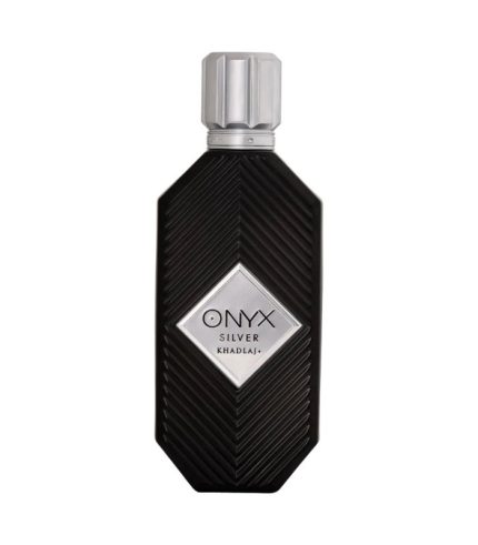 Khadlaj Onyx Silver EDP 100ML perfume bottle